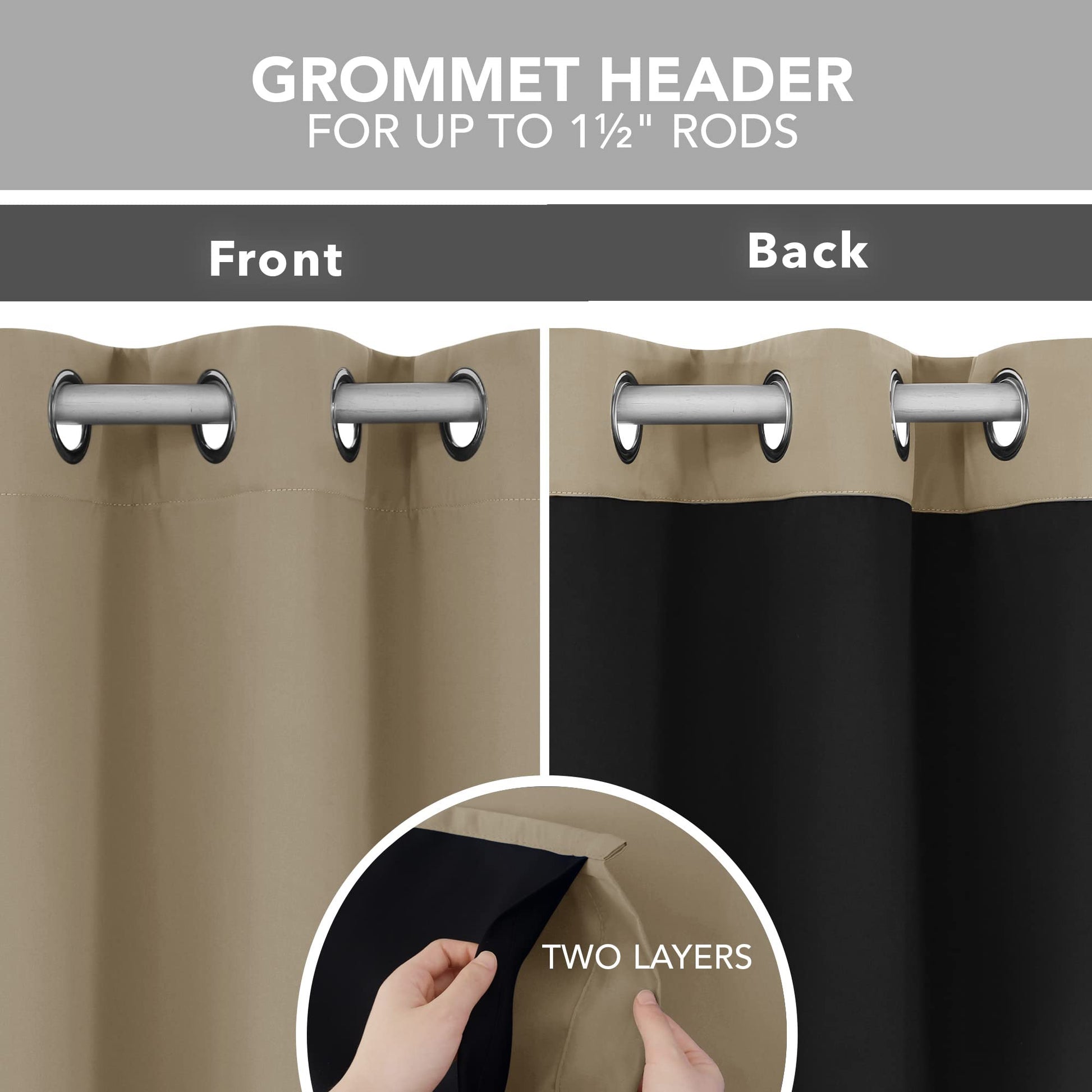 Khaki/Grommet