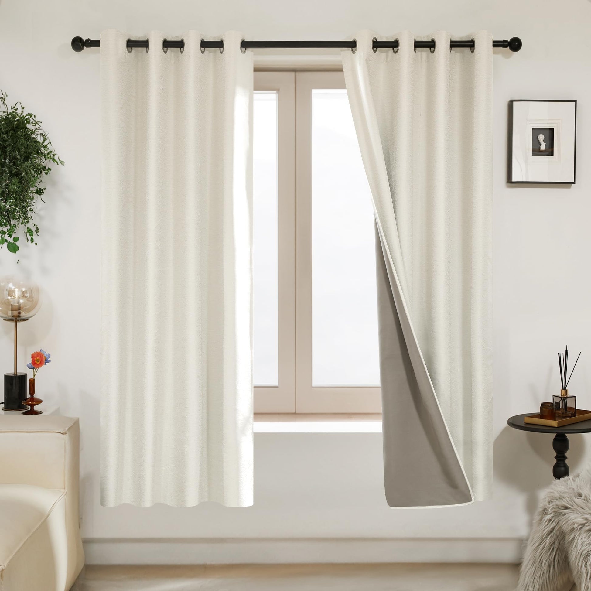 Beige-jacquard