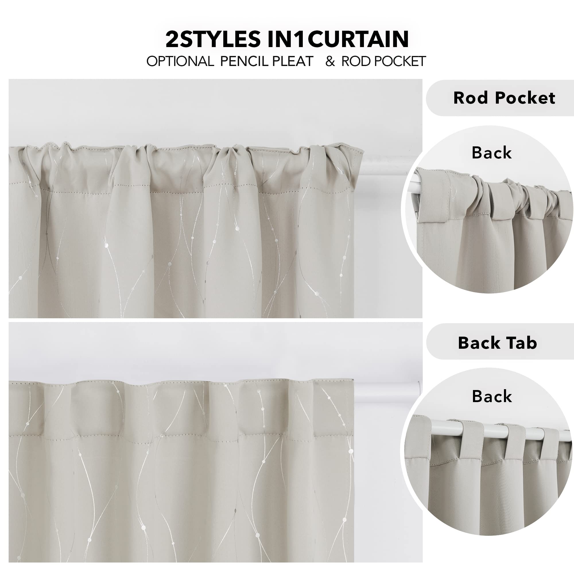 Beige/Back Tab