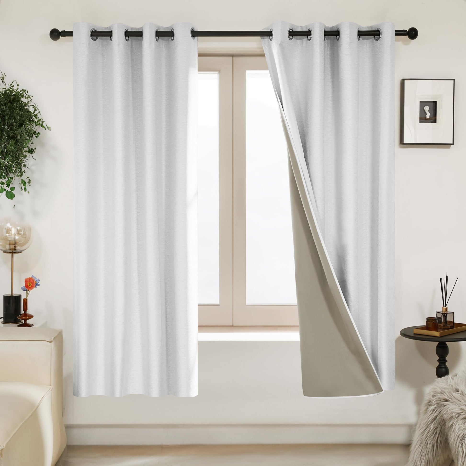 Greyish White-jacquard
