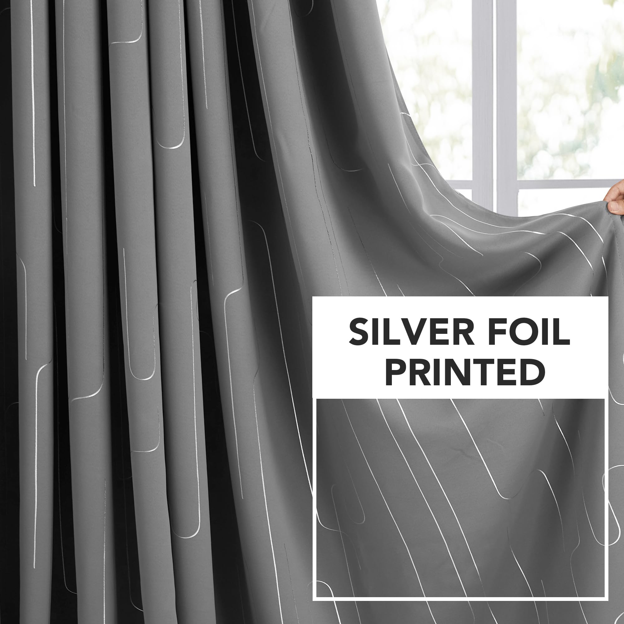 Grey/Line Foil