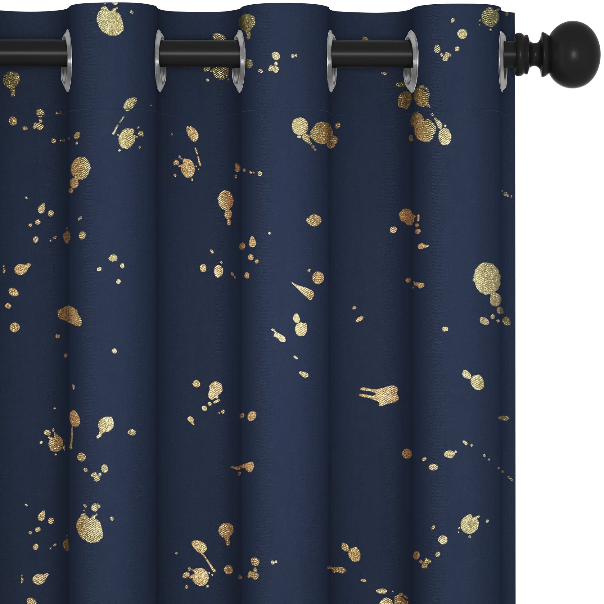 Navy Blue/Polka Dots