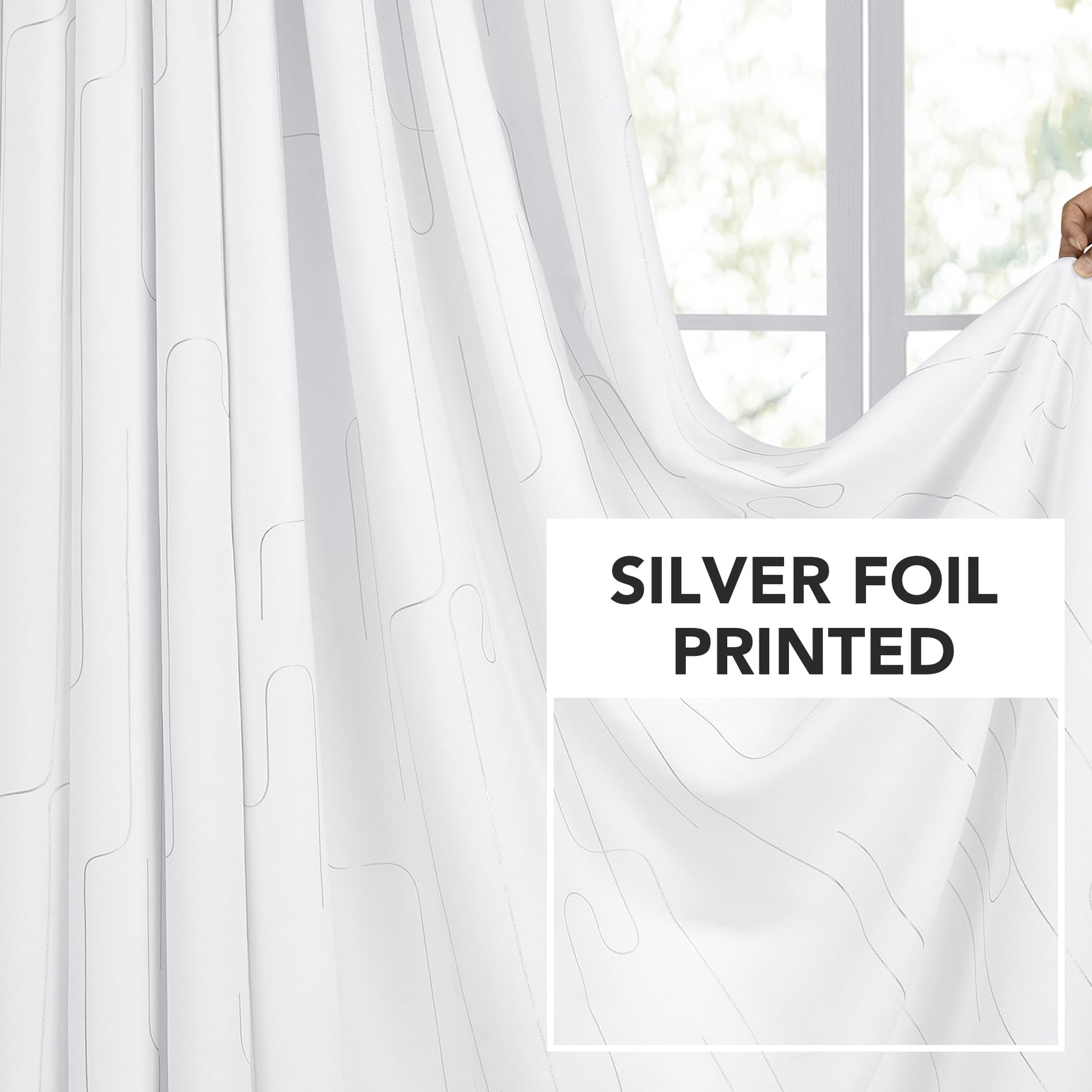 Pure White/Line Foil