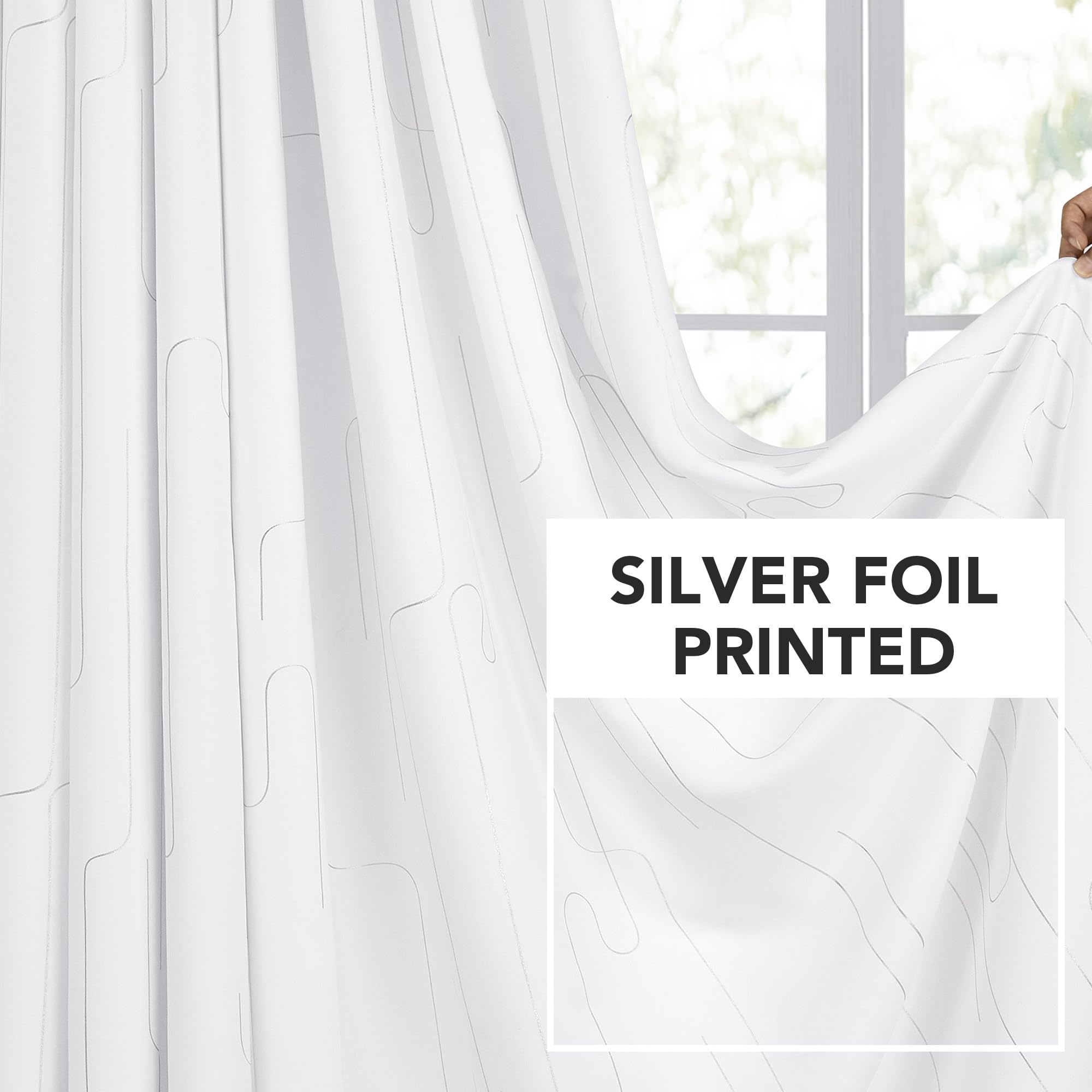 Pure White/Line Foil