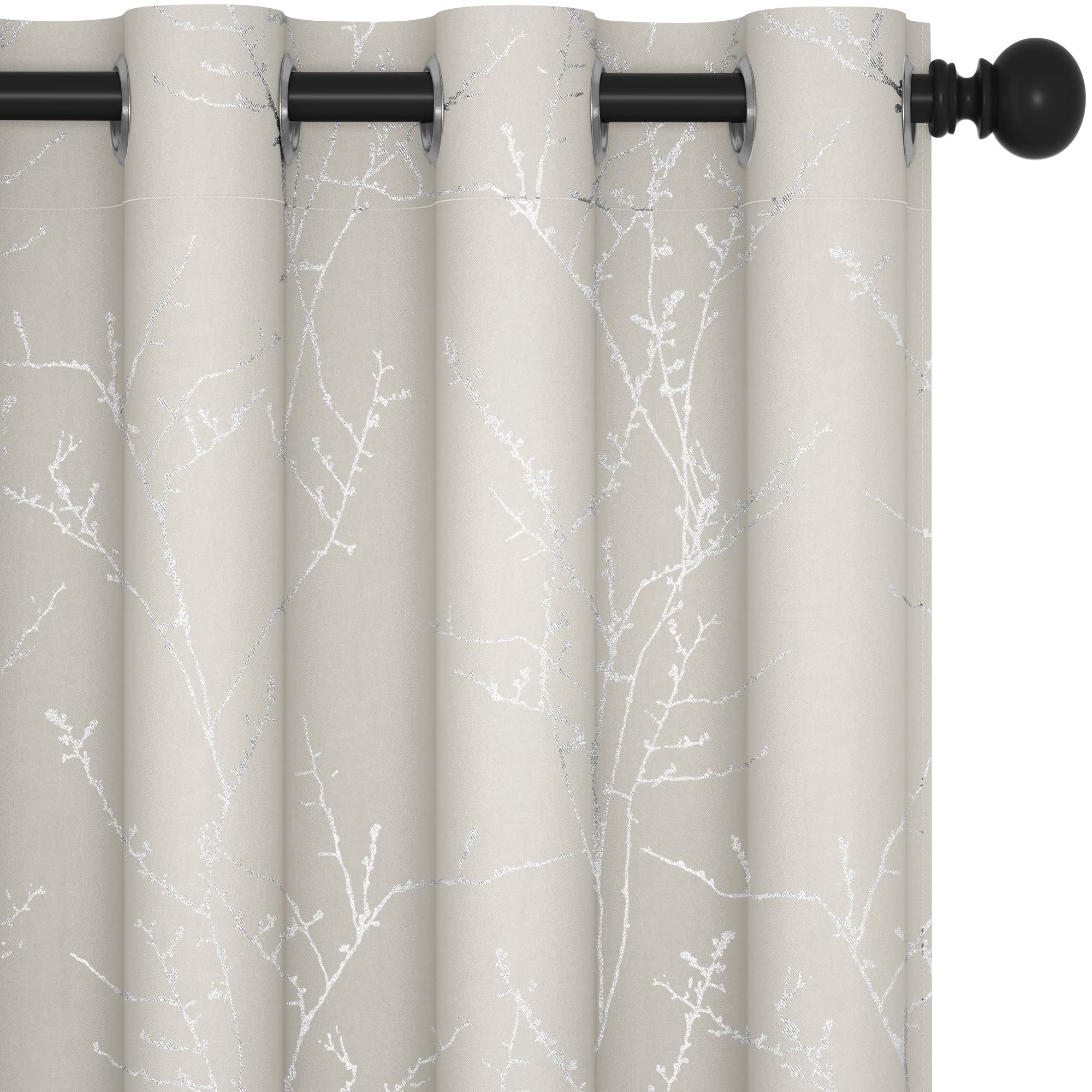 Beige/Silver Tree Branch