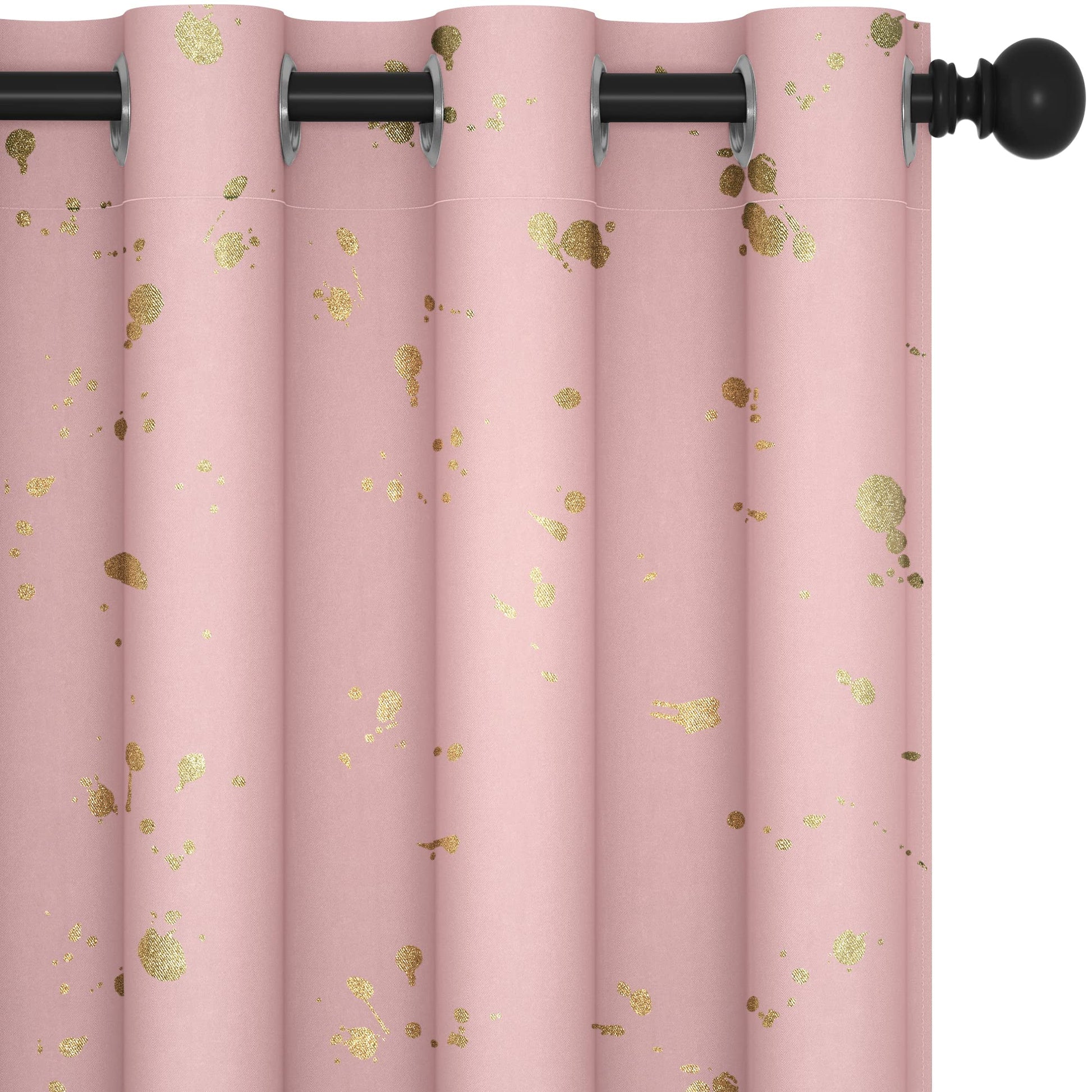 Coral Pink/Polka Dots