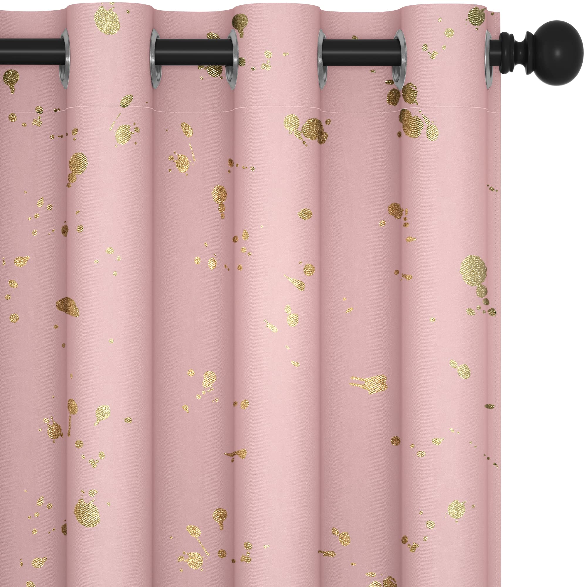 Coral Pink/Polka Dots