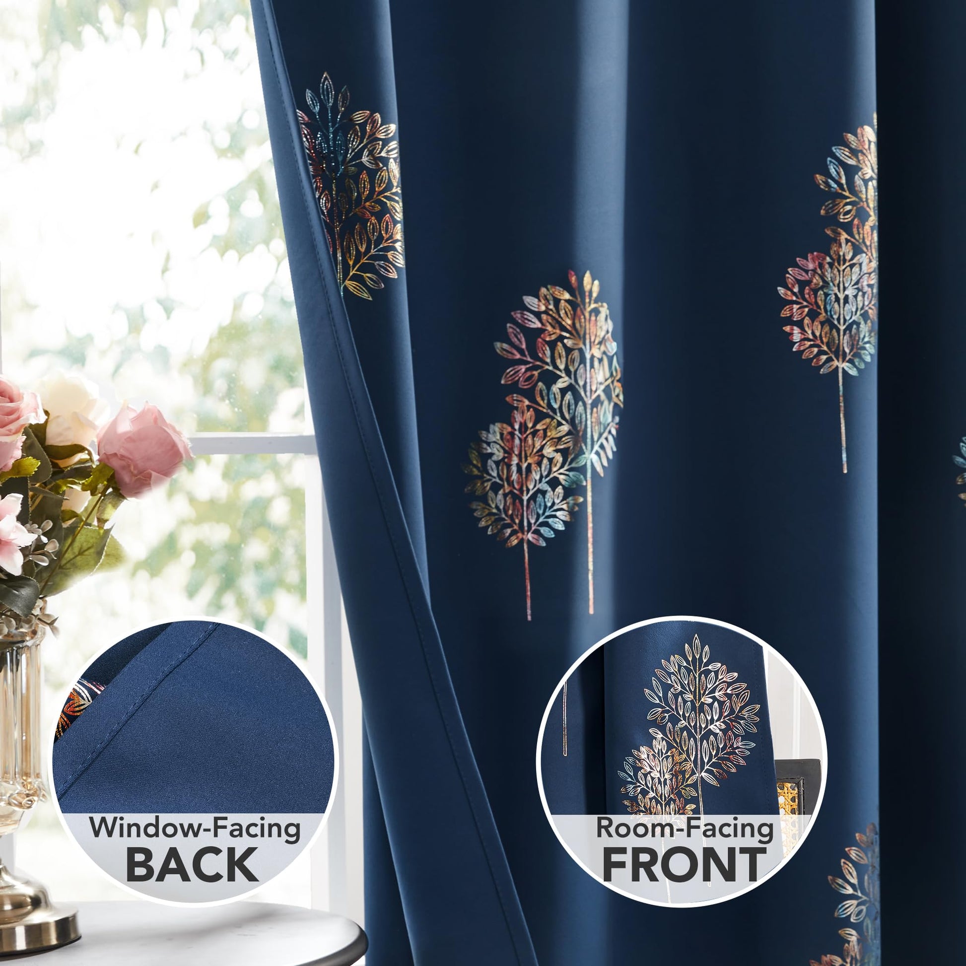 Colorful-navy Blue