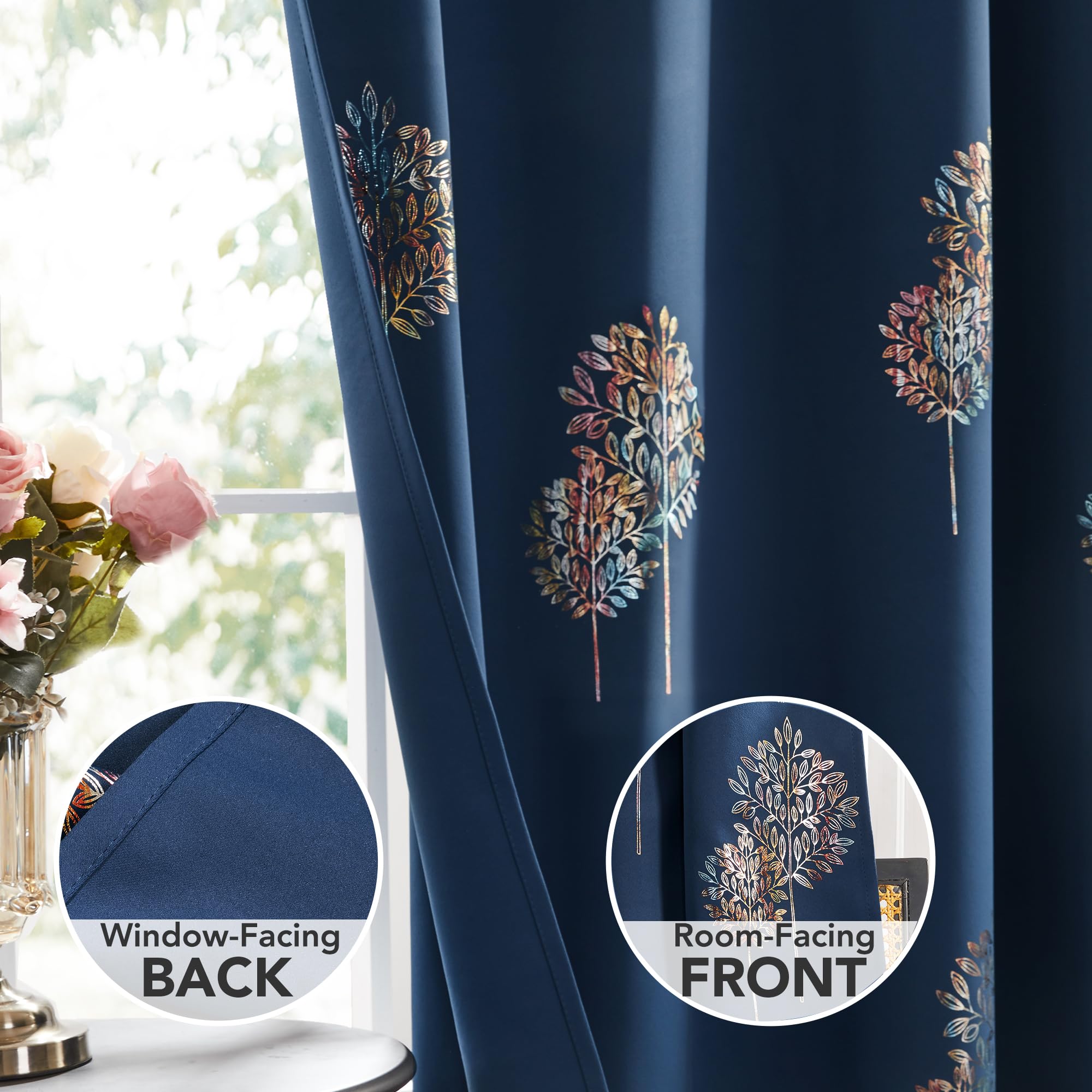 Colorful-navy Blue