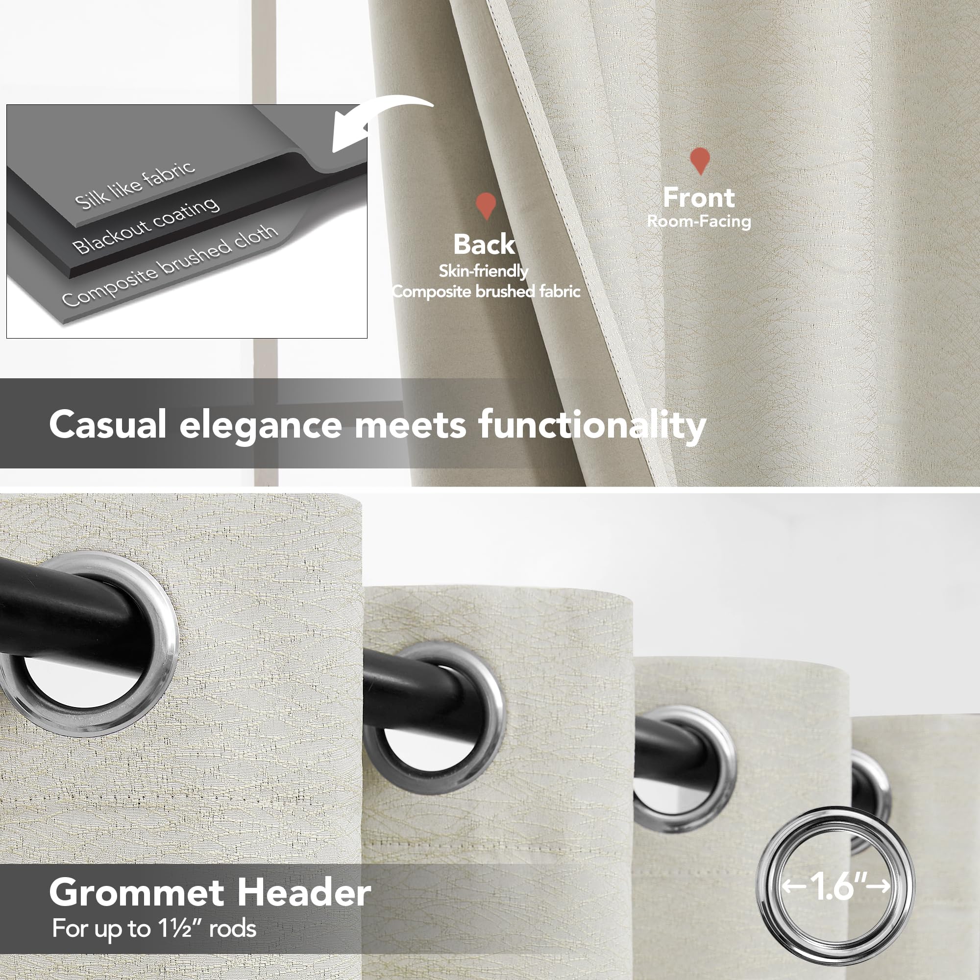 Beige-jacquard
