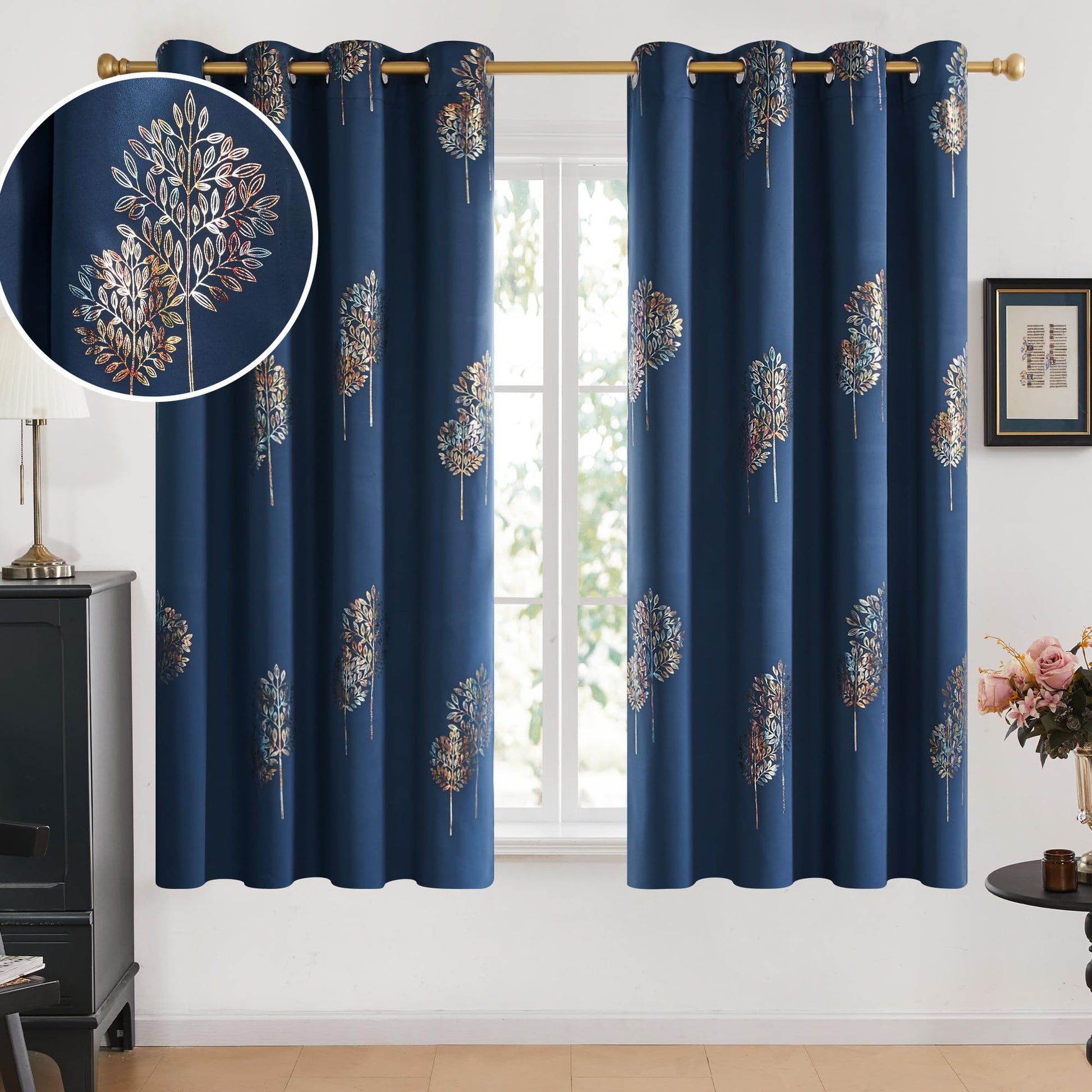 Colorful-navy Blue
