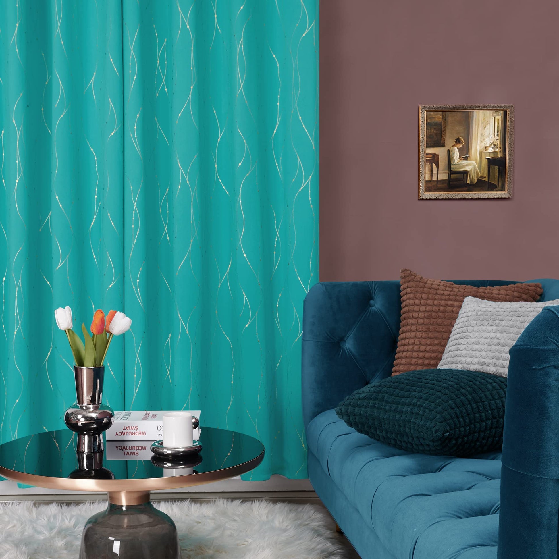 Turquoise/Gold