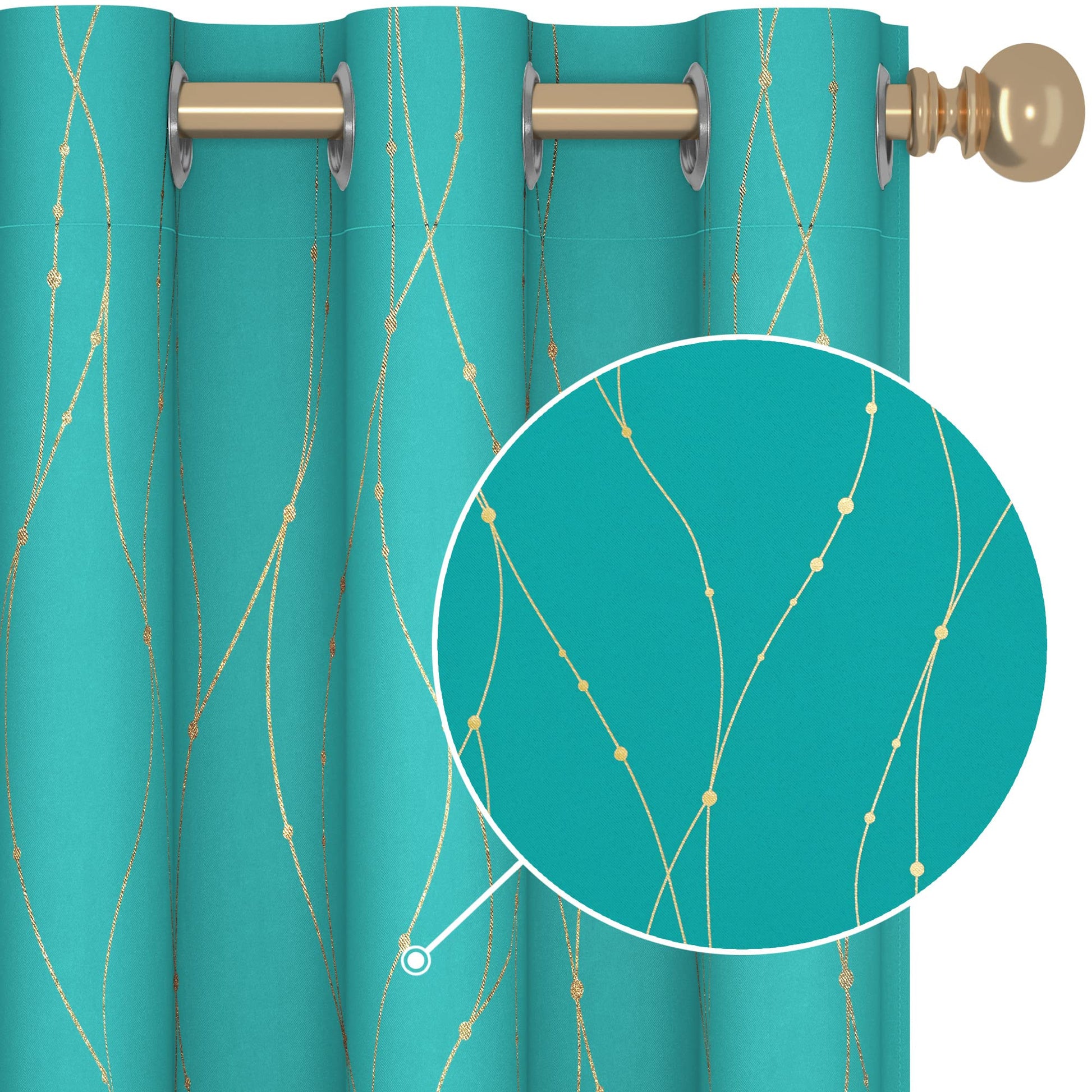 Turquoise/Gold