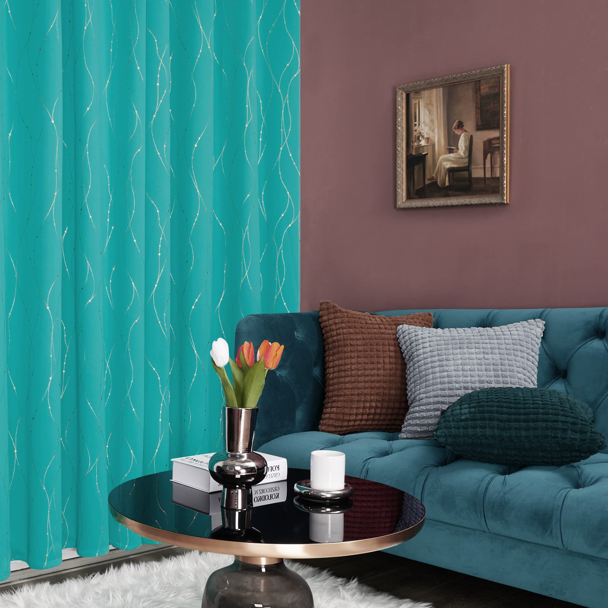 Turquoise/Gold