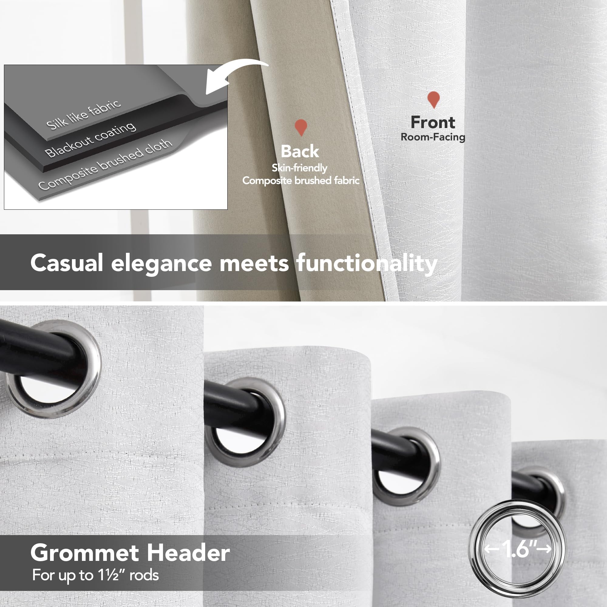 Greyish White-jacquard