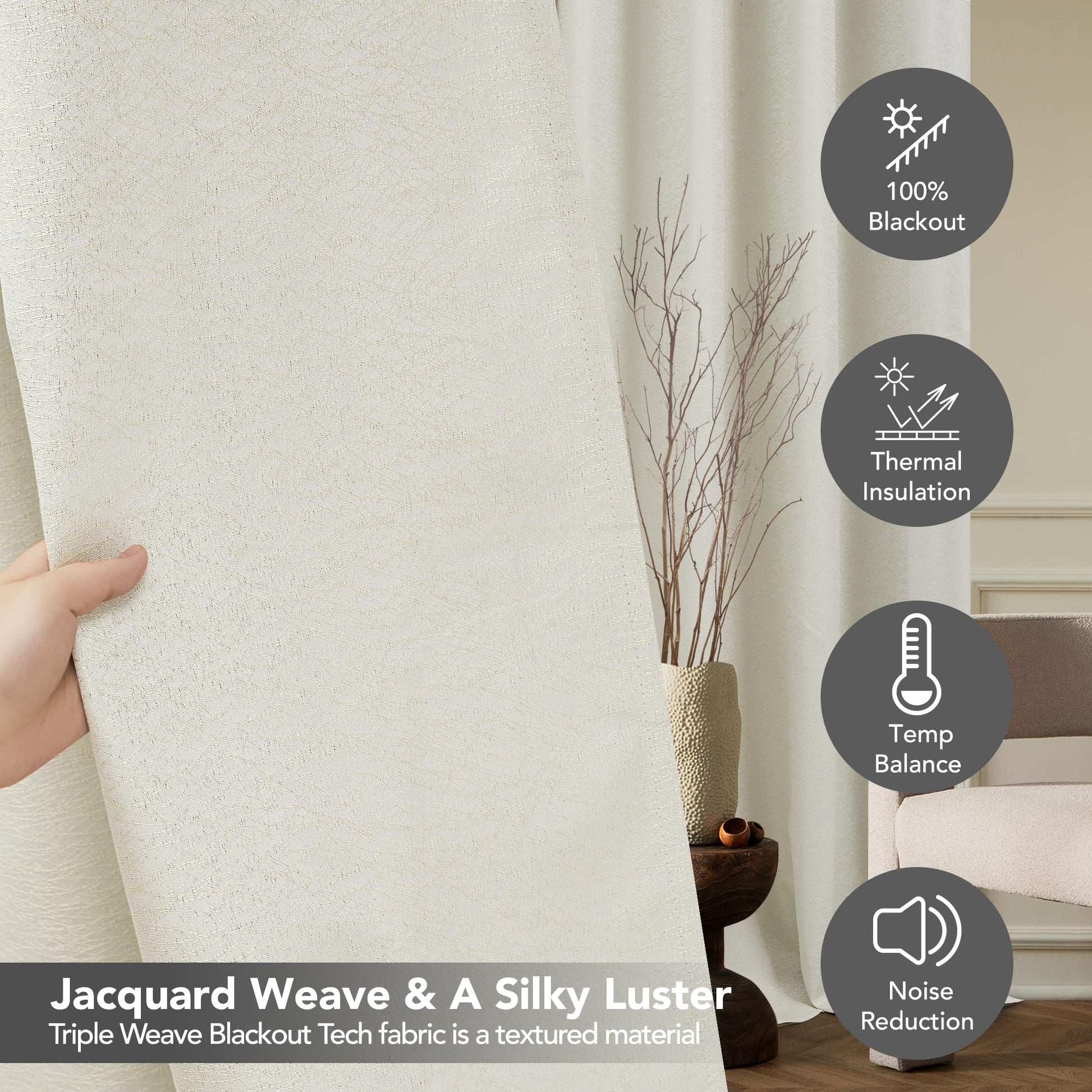 Beige-jacquard