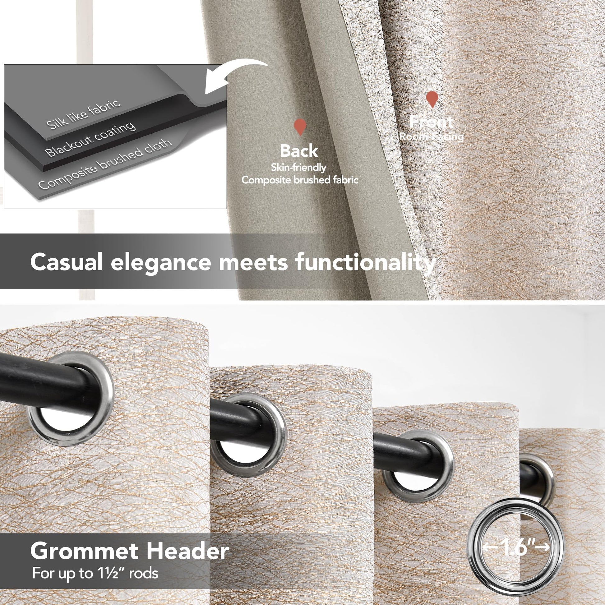 Caramel-jacquard