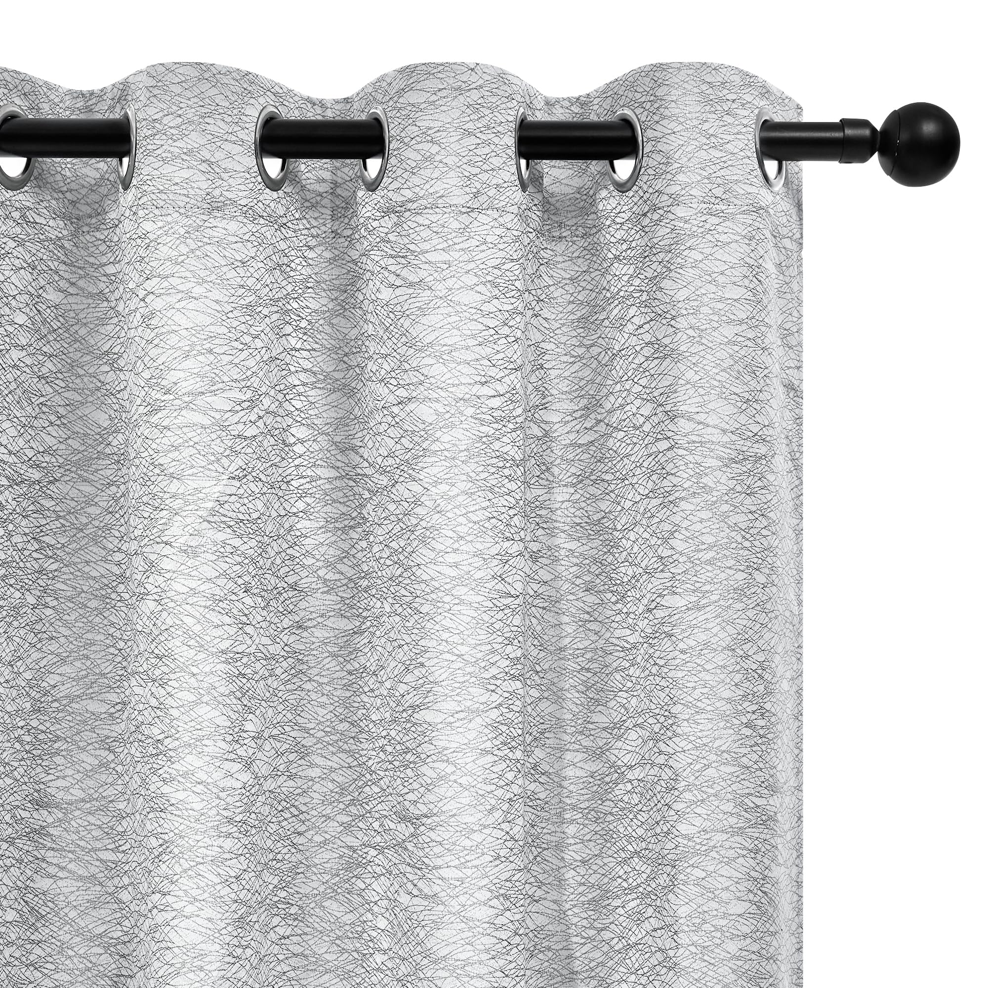 Grey-jacquard