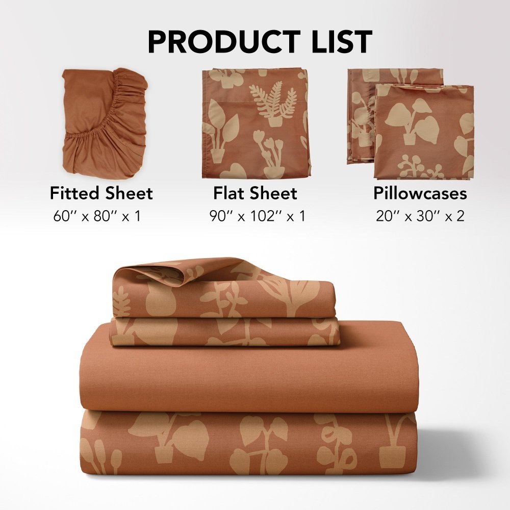 Bohome Foliage Bedding Sets - Deconovo US