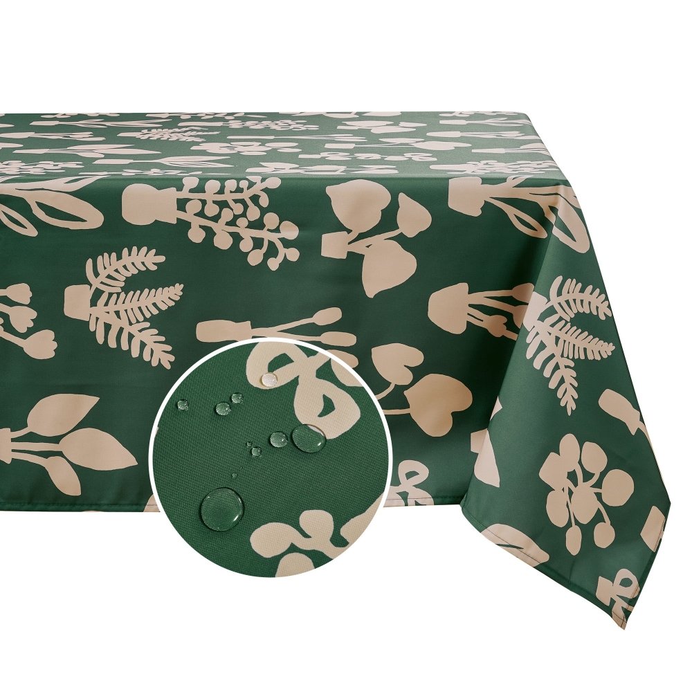 Bohome Foliage Tablecloth - Deconovo US