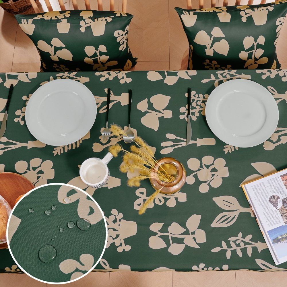 Bohome Foliage Tablecloth - Deconovo US
