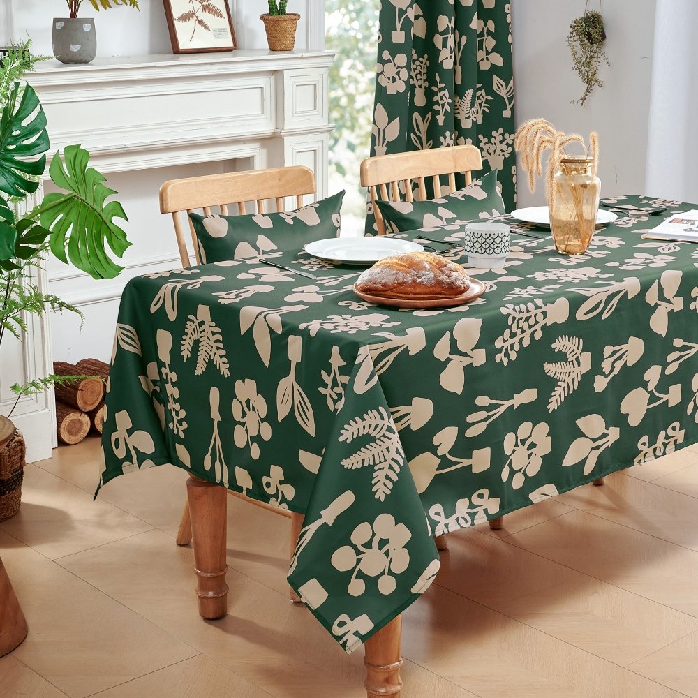 Bohome Foliage Tablecloth - Deconovo US