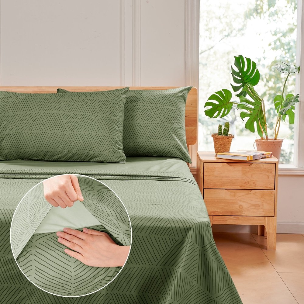 Bohome Rattan Bedding Sheet - Deconovo US