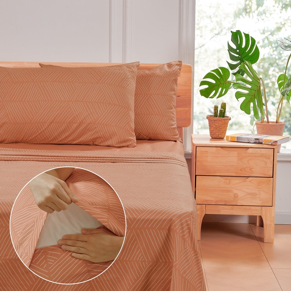 Bohome Rattan Bedding Sheet - Deconovo US