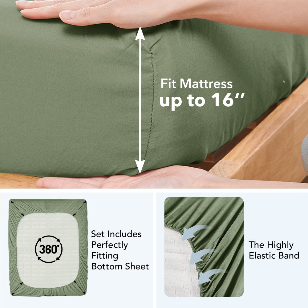 Bohome Rattan Bedding Sheet - Deconovo US