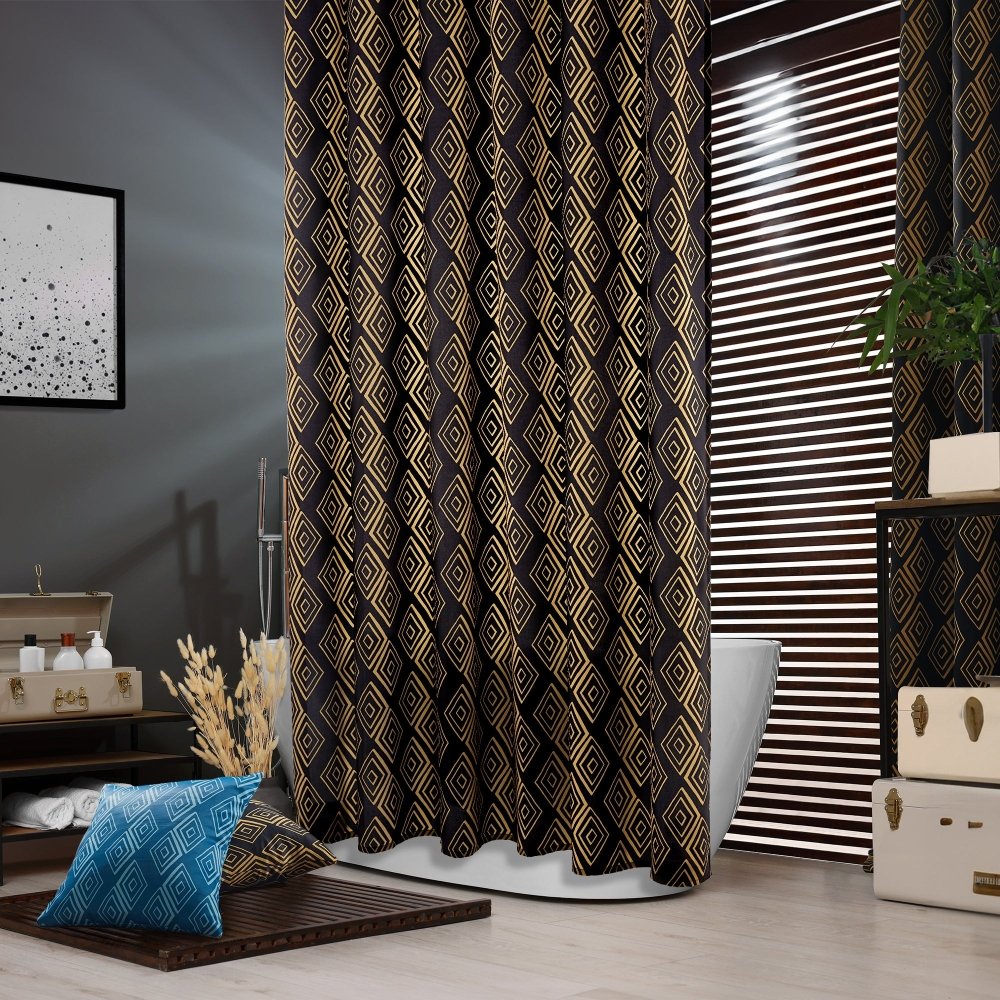 Envogue Gem Shower Curtains - Deconovo US