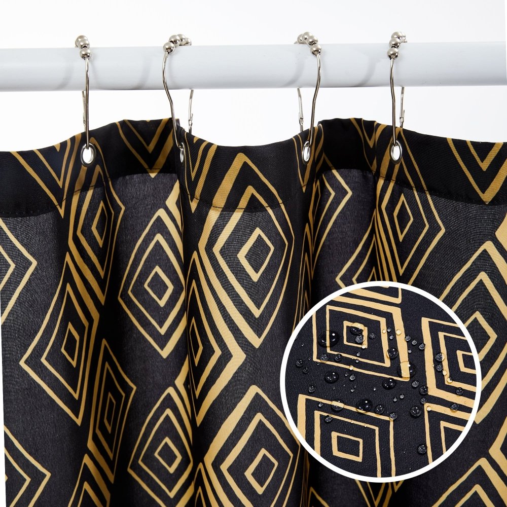 Envogue Gem Shower Curtains - Deconovo US