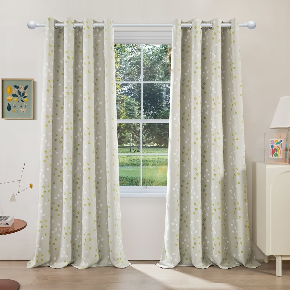 Modern Cubic Play Thermal Blackout Curtains - Deconovo US